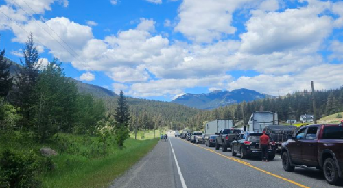 66-year-old motorcyclist seriously injured in Hwy 97 crash