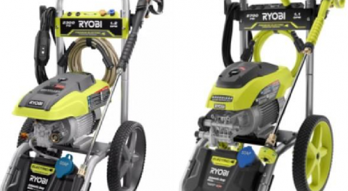 780K RYOBI pressure washers recalled after dozens of injuries reported