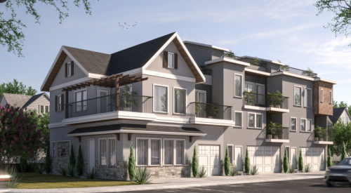 Kelowna developer submits new plans for 'heritage-style' triplex in Heritage Conservation Area