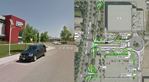 Work underway on major facelift for Mission Recreation Transit Exchange