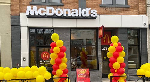 Opening day for downtown Kelowna’s new McDonald’s